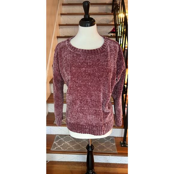 Cozy Super Soft Chenille Sweater rose/mauve (Jones New York) Women's XL - Picture 6 of 7
